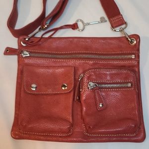 Fossil crossbody bag purse genuine leather